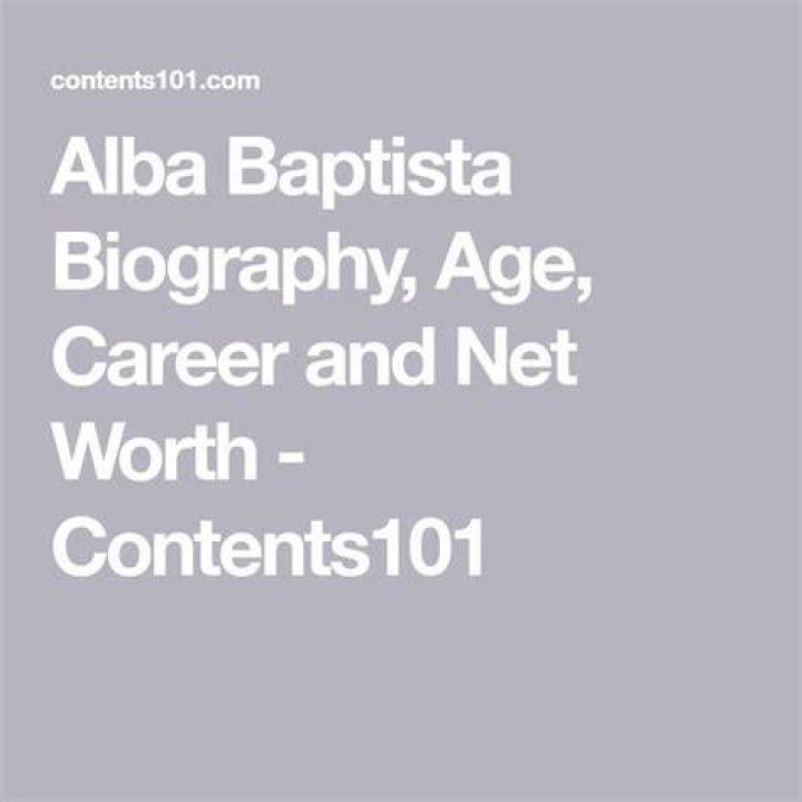 Alba Baptista Career insight