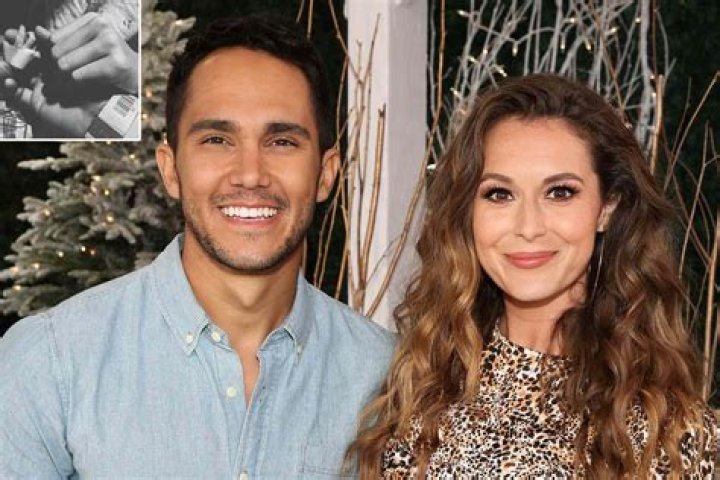Alexa PenaVega with her husband Carlos Pena Jr and their baby