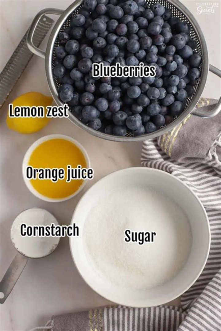 Blueberry Pie Filling - Celebrating Sweets