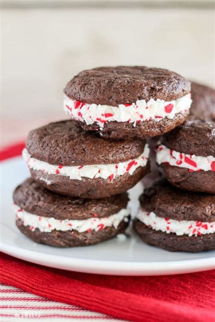 Chocolate Peppermint Sandwich Cookies - The perfect holiday cookie!