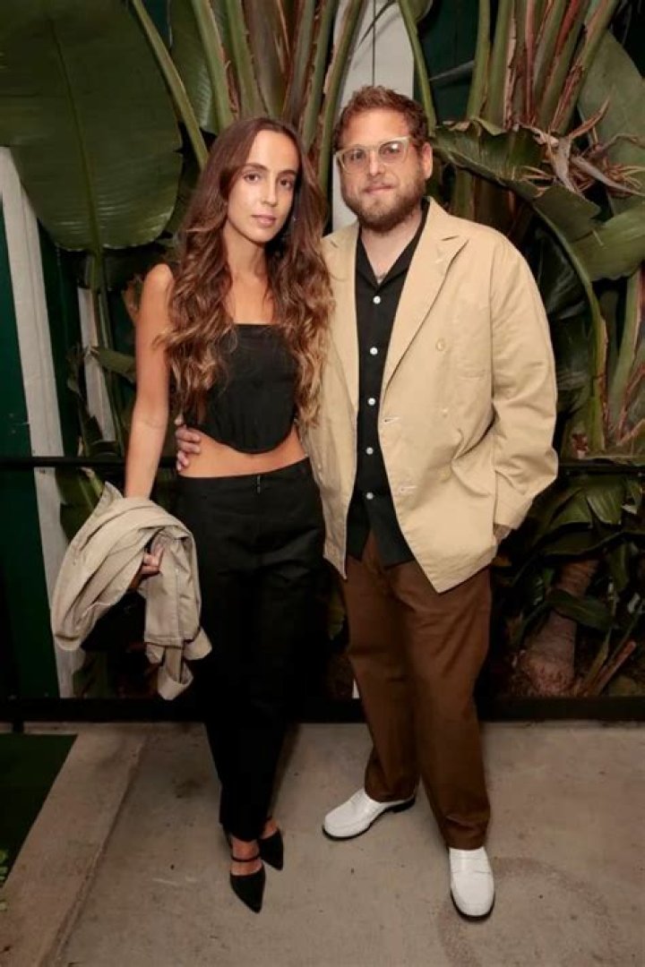 Image of Gianna Santos with her fiance Jonah Hill