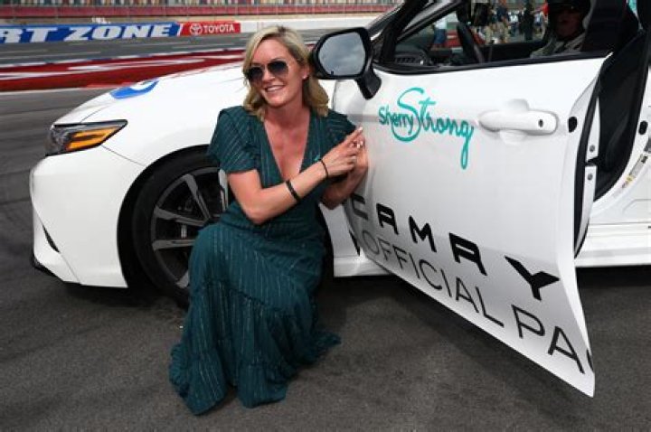 Image of Sherry Pollex along with her boyfriend, Martin Truex JR
