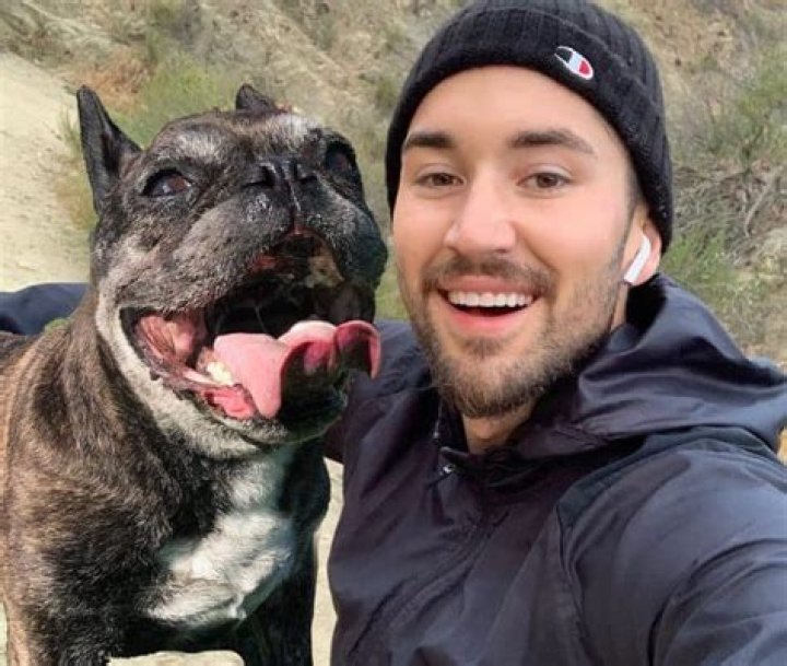 Jeff Wittek with his dog Nerf Jeff Wittek with his dog Nerf