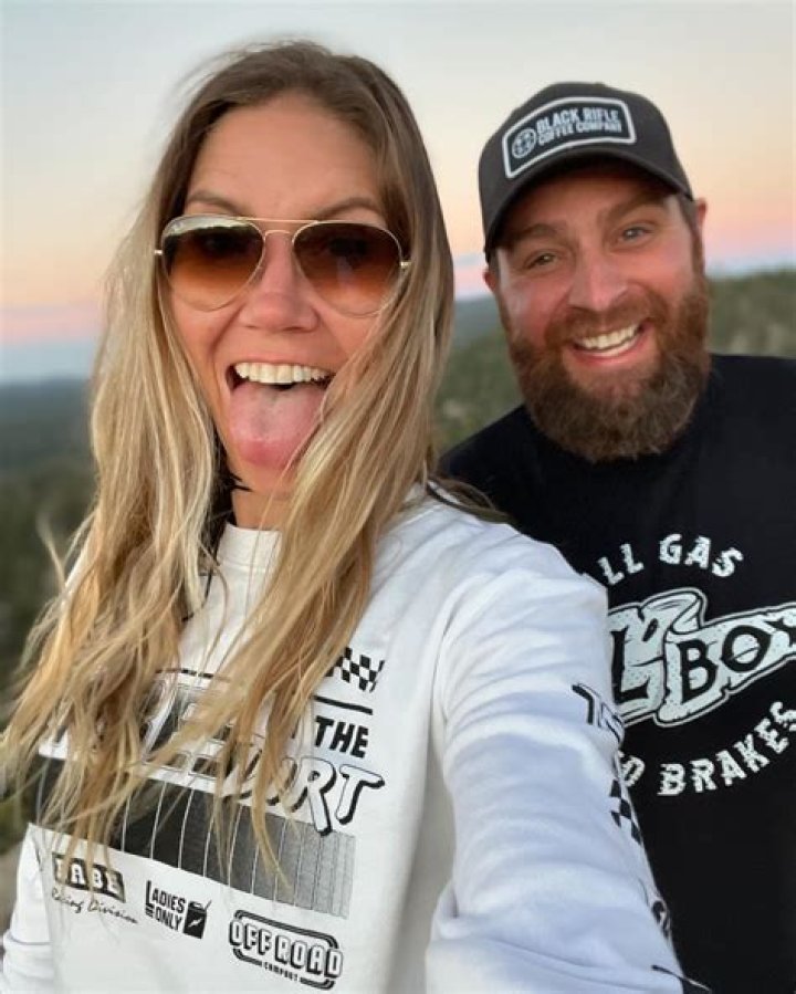 Jolene Van Vugt with her husband.