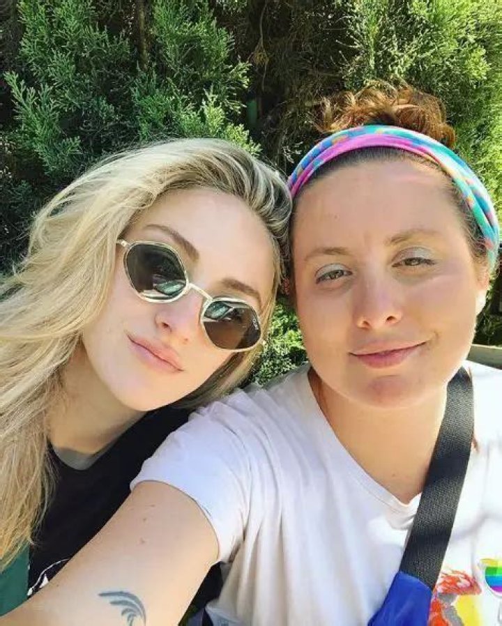 Landry Allbright with her life partner Liz Zwiebel