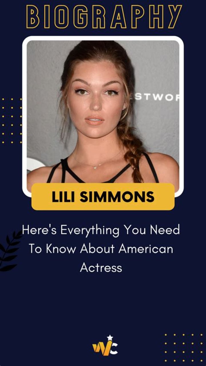 Lili Simmons Career Insight Lili Simmons Career Insight