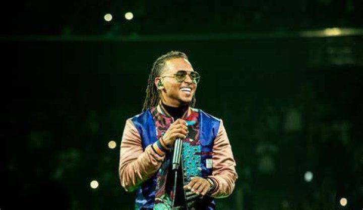 Ozuna on the stage Ozuna on the stage