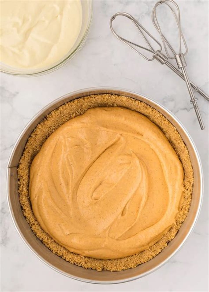 Pumpkin cheesecake batter