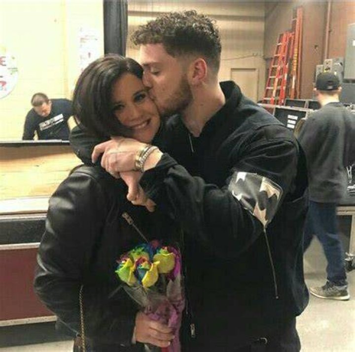 Young Bazzi with his mom Young Bazzi with his mom